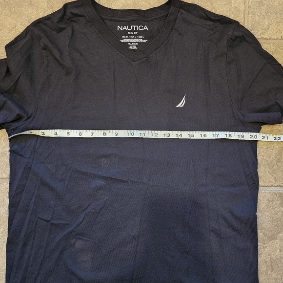 Nautica Men's V-neck Slim Fit T-shirt Medium - Picture 6 of 8